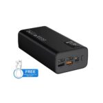 50000mah Dosen Quality 66W Super Fast Charging Type-C Power Bank QC 3.0 - Black