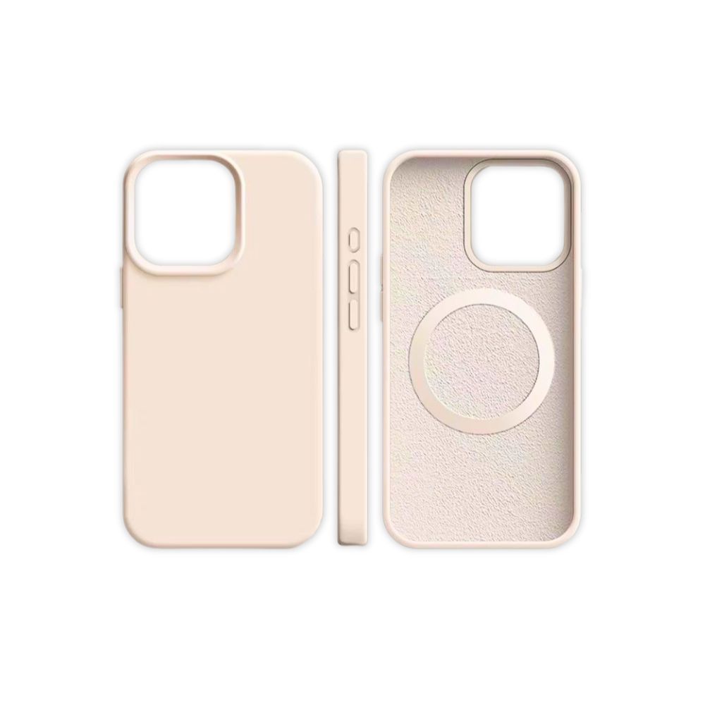 TMG-5.jpg White Magnetic Liquid Silicone Phone Case - Image 1