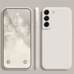 White Minimalist Colorful Liquid Silicone Phone Case