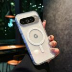 Transparent Clear Magnetic Wireless Charging Glitter Phone Case