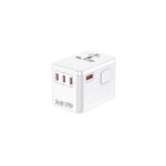 White GaN 67W Fast USB-Charger Quick Charge Travel Adapter